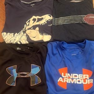 Boys shirts- set of 4 dri fit